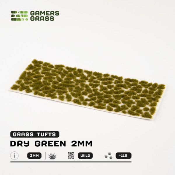 Gamers Grass - Tiny Tufts Dry Green