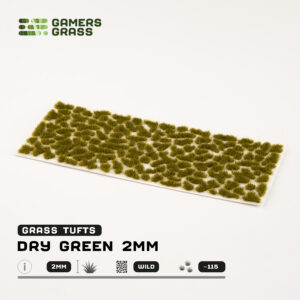 Gamers Grass - Dry Green Tufts (2mm)