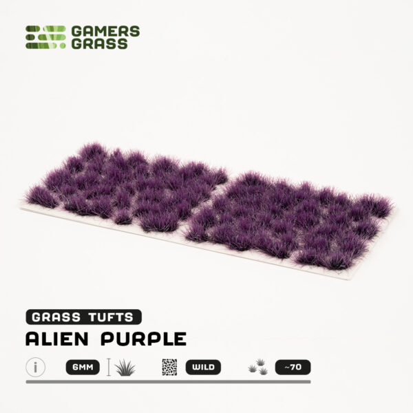 Gamers Grass - Tufts Alien Purple 6mm (Wild)