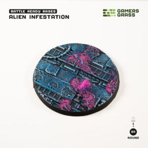 Gamers Grass - Alien Infestation Bases Round 80mm (x1)