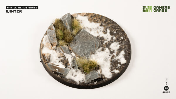 Gamers Grass - Winter Base Round 90mm (x1)