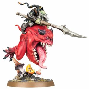 Gloomspite Gitz: Loonboss on Giant Cave Squig