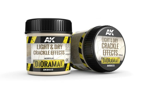 AK Light & Dry Crackle Effects 100ml AK8033