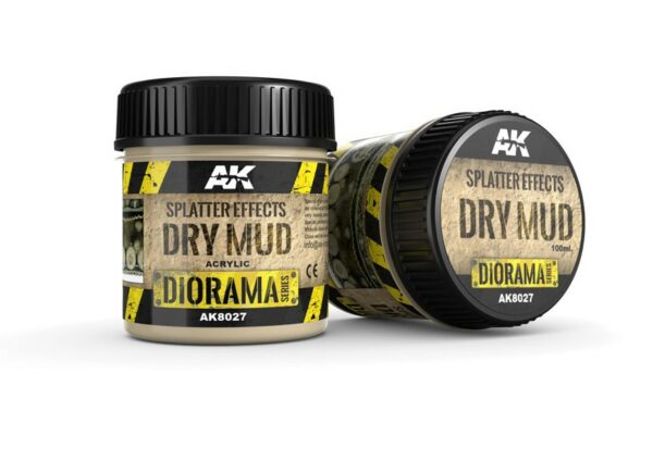 AK Splatter Effects Dry Mud 100ml AK8027