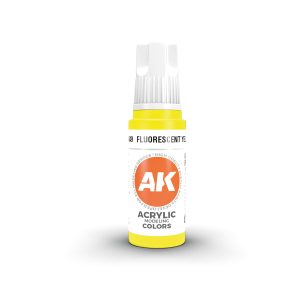AK 3GEN Acrylics Fluorescent Yellow 17 ml AK11049
