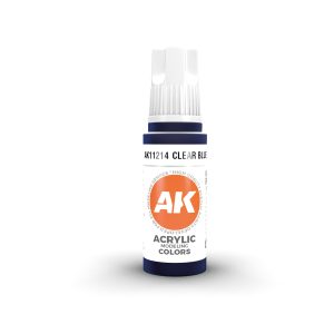AK 3GEN Acrylics Clear Blue 17 ml AK11214