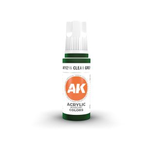 AK 3GEN Acrylics Clear Green 17 ml AK11216