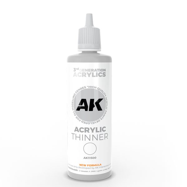 AK Acrylic Thinner 100ml 3GEN AK11500