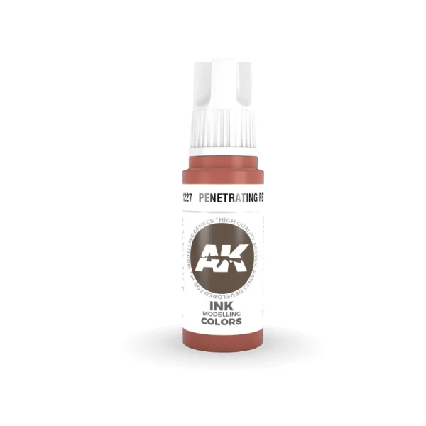 AK 3GEN Acrylics Penetrating Red INK 17 ml AK11227