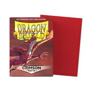 Dragon Shield Sleeves Matte Crimson (100)