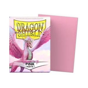Dragon Shield Sleeves Matte Pink (100)